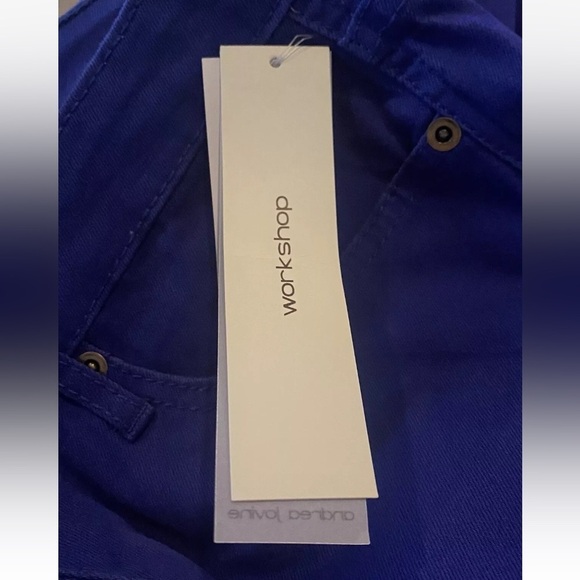 NWT Workshop by Andrea Jovine Blue Drew‎ Jeans Stretch Womens Size 6 (687) - Picture 3 of 7